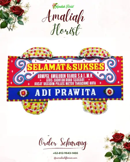 Papan Bunga Ucapan Selamat Wonokarto